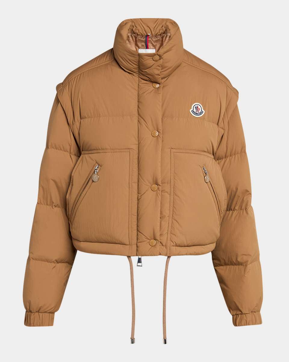 Selle Puffer Jacket with Zip-Off Sleeves